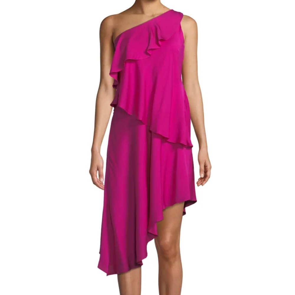 Milly Nora One Shoulder Dress